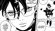 Sarada display her Mangekyo Sharingan's power (Image Source: VIZ)